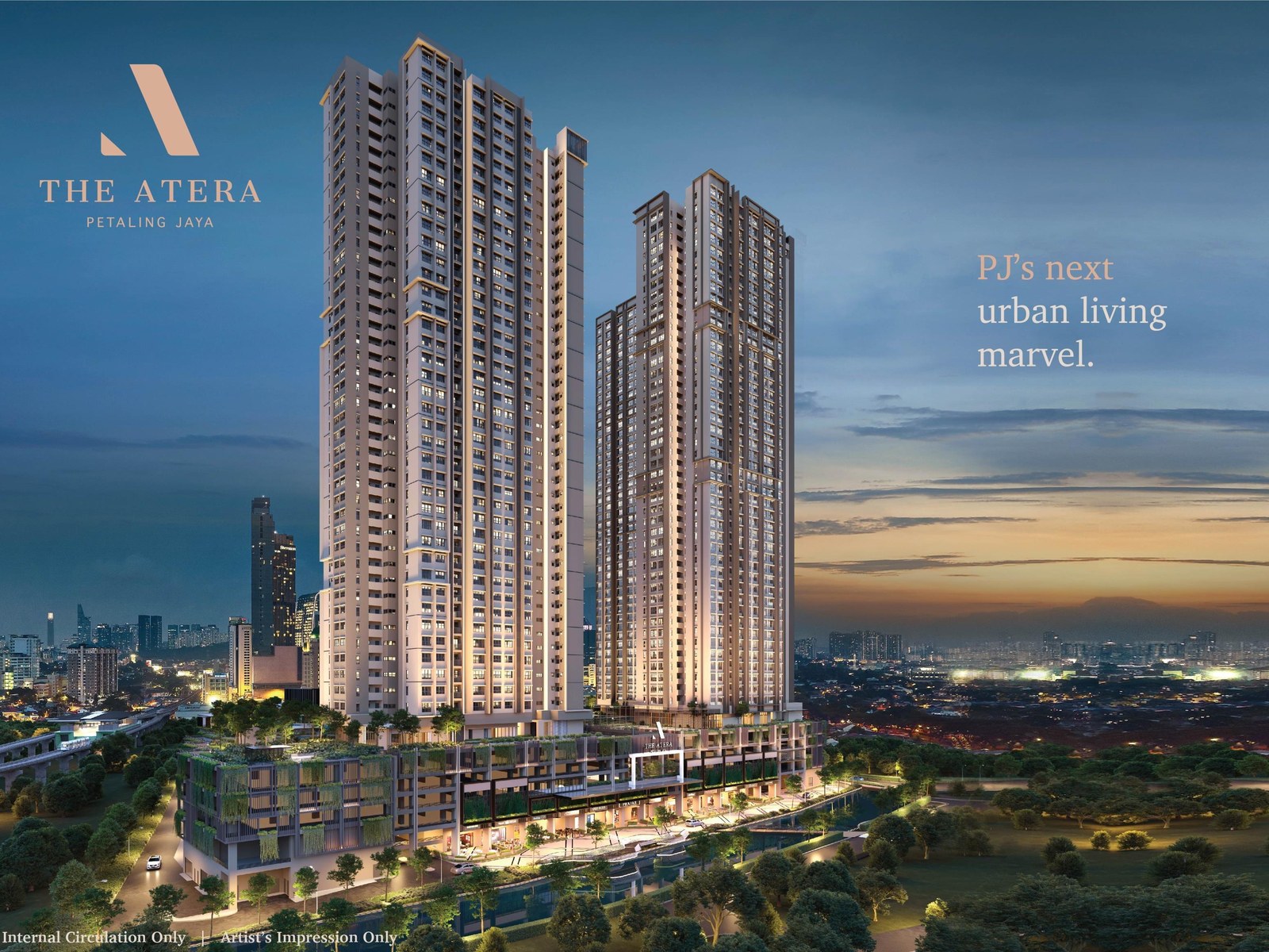 The Atera artist impression in Section 14, Petaling Jaya
